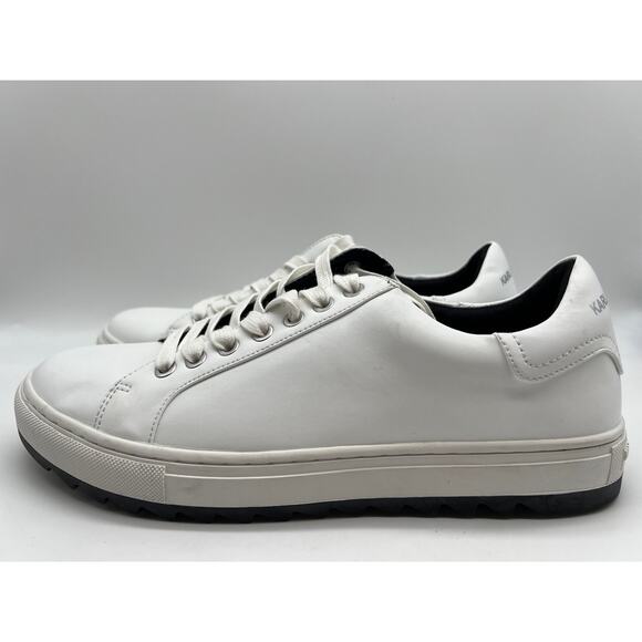Karl Lagerfeld Paris Sneakers Men's White LF1S1106 Size 8.5M MSRP $299 - Picture 2 of 16